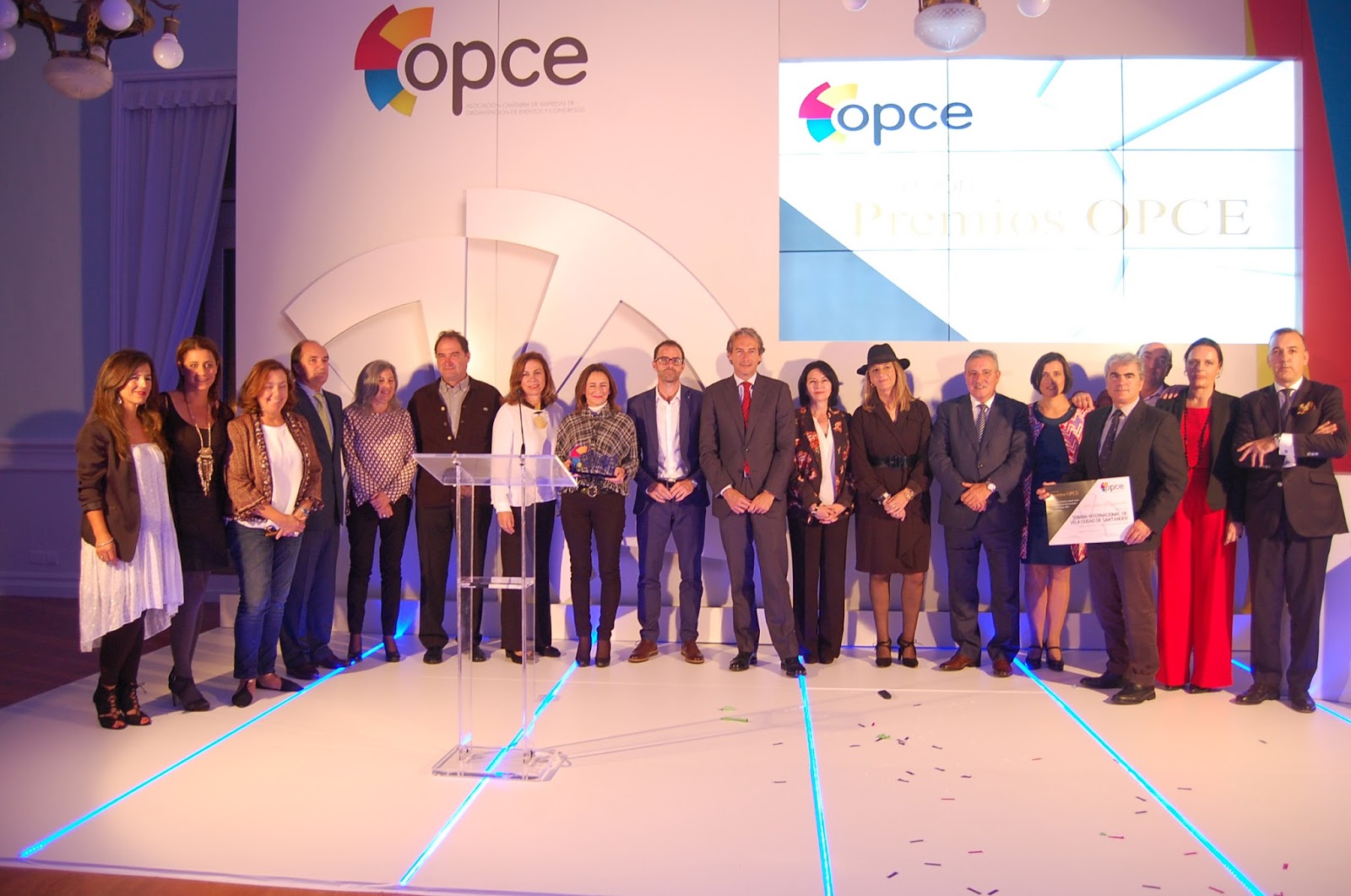 Organización de evento "Premios OCPE Cantabria 2016"